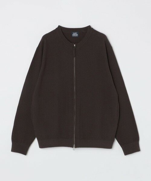 SHIPS / シップス カーディガン・ボレロ | SHIPS:〈洗濯機可能〉SOLOTEX(R) コットン ピケ クルーネック ジップ カーディガン | 詳細9