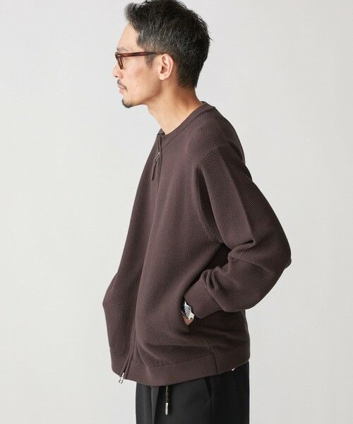 SHIPS / シップス カーディガン・ボレロ | SHIPS:〈洗濯機可能〉SOLOTEX(R) コットン ピケ クルーネック ジップ カーディガン | 詳細6