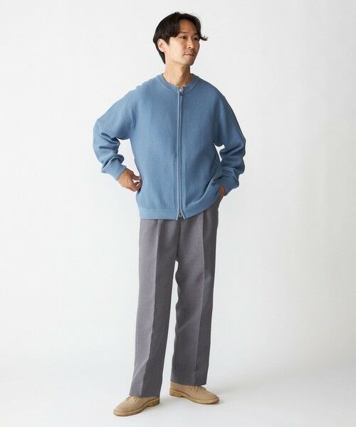 SHIPS / シップス カーディガン・ボレロ | SHIPS:〈洗濯機可能〉SOLOTEX(R) コットン ピケ クルーネック ジップ カーディガン | 詳細16