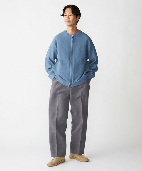 SHIPS / シップス カーディガン・ボレロ | SHIPS:〈洗濯機可能〉SOLOTEX(R) コットン ピケ クルーネック ジップ カーディガン | 詳細17