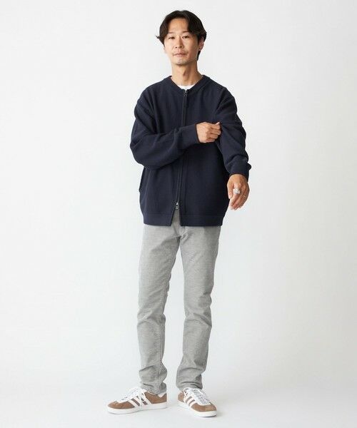 SHIPS / シップス カーディガン・ボレロ | SHIPS:〈洗濯機可能〉SOLOTEX(R) コットン ピケ クルーネック ジップ カーディガン | 詳細22