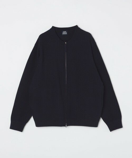 SHIPS / シップス カーディガン・ボレロ | SHIPS:〈洗濯機可能〉SOLOTEX(R) コットン ピケ クルーネック ジップ カーディガン | 詳細24