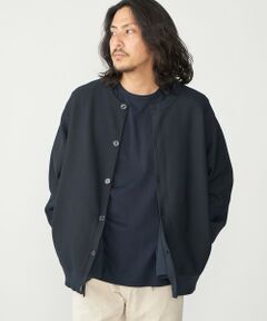 SHIPS / シップス カーディガン・ボレロ | SHIPS:〈手洗い可能〉ガーター クルーネック ボタン カーディガン