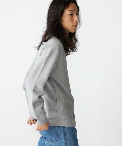 SHIPS / シップス カーディガン・ボレロ | SHIPS:〈手洗い可能〉ガーター クルーネック ボタン カーディガン | 詳細8