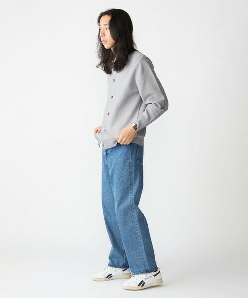 SHIPS / シップス カーディガン・ボレロ | SHIPS:〈手洗い可能〉ガーター クルーネック ボタン カーディガン | 詳細2