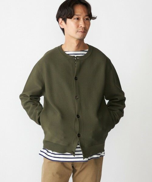 SHIPS / シップス カーディガン・ボレロ | SHIPS:〈手洗い可能〉ガーター クルーネック ボタン カーディガン | 詳細12