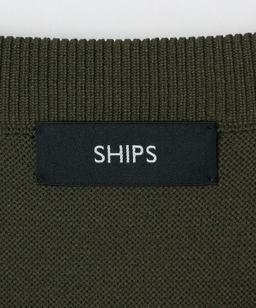 SHIPS / シップス カーディガン・ボレロ | SHIPS:〈手洗い可能〉ガーター クルーネック ボタン カーディガン | 詳細16