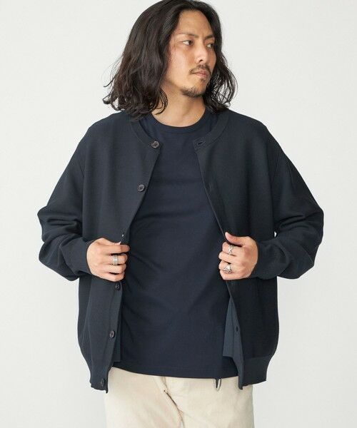 SHIPS / シップス カーディガン・ボレロ | SHIPS:〈手洗い可能〉ガーター クルーネック ボタン カーディガン | 詳細22