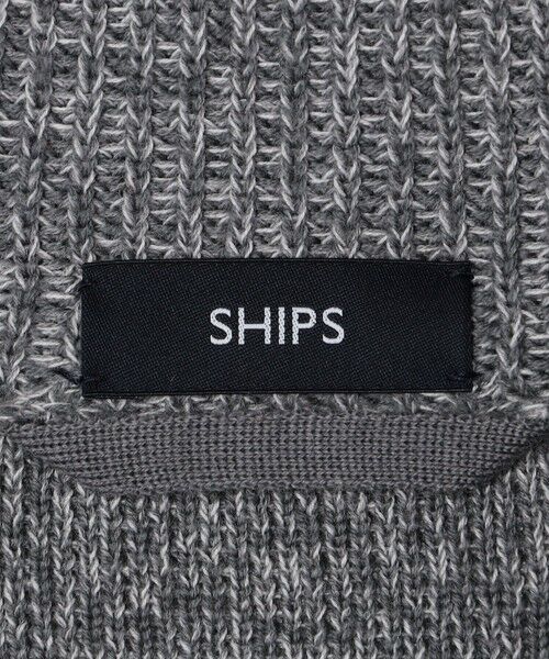 SHIPS / シップス カーディガン・ボレロ | SHIPS:〈手洗い可能〉ウール コットン アラン ショールカラー カーディガン | 詳細7