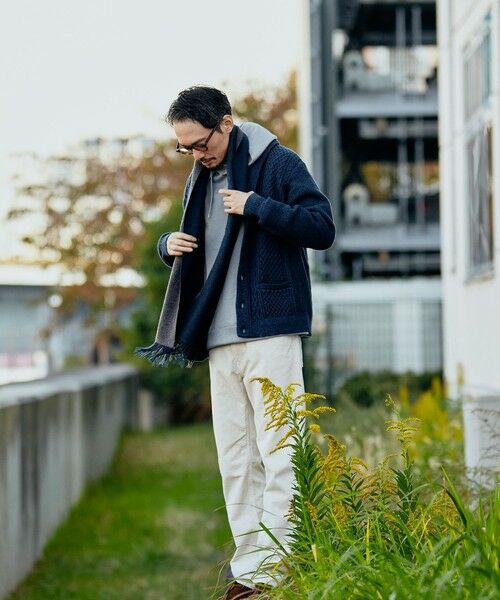 SHIPS / シップス カーディガン・ボレロ | SHIPS:〈手洗い可能〉ウール コットン アラン ショールカラー カーディガン | 詳細15