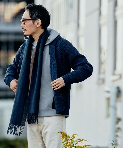 SHIPS / シップス カーディガン・ボレロ | SHIPS:〈手洗い可能〉ウール コットン アラン ショールカラー カーディガン | 詳細16