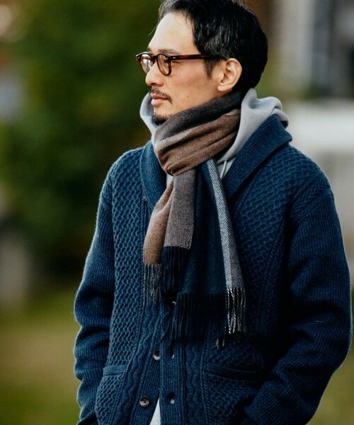 SHIPS / シップス カーディガン・ボレロ | SHIPS:〈手洗い可能〉ウール コットン アラン ショールカラー カーディガン | 詳細19