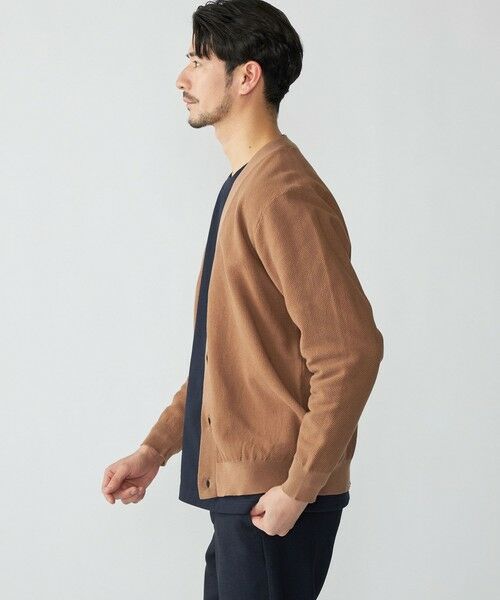 SHIPS / シップス カーディガン・ボレロ | SHIPS:〈洗濯機可能〉SOLOTEX(R) 12ゲージ ピケ Vネック カーディガン | 詳細10