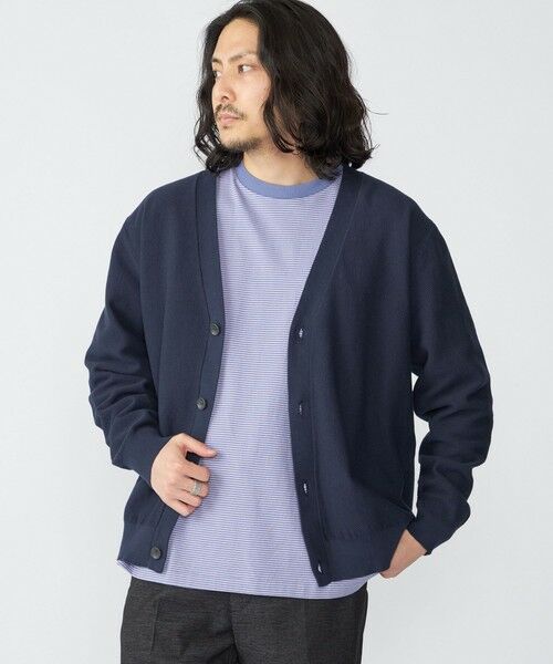 SHIPS / シップス カーディガン・ボレロ | SHIPS:〈洗濯機可能〉SOLOTEX(R) 12ゲージ ピケ Vネック カーディガン | 詳細15