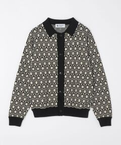 SHIPS / シップス カーディガン・ボレロ | City Ambient Products:〈手洗い可能〉ジオメトリック ジャカードポロカーディガン