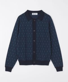 SHIPS / シップス カーディガン・ボレロ | City Ambient Products:〈手洗い可能〉ジオメトリック ジャカードポロカーディガン