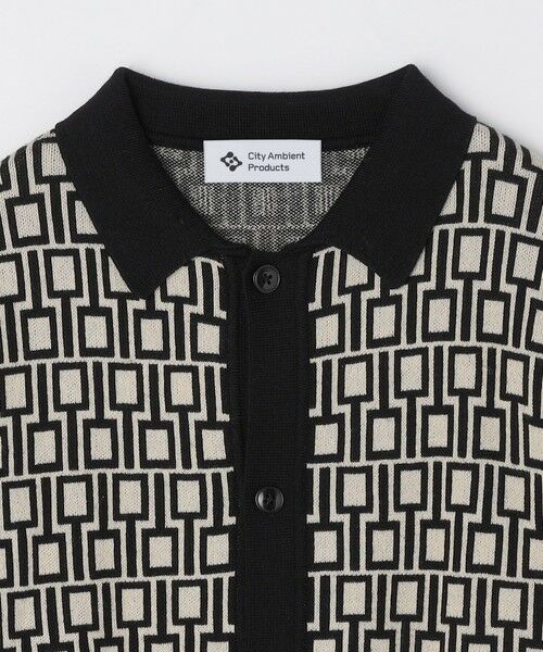 SHIPS / シップス カーディガン・ボレロ | City Ambient Products:〈手洗い可能〉ジオメトリック ジャカードポロカーディガン | 詳細2