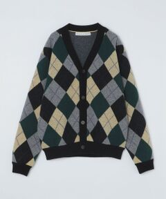 SHIPS / シップス カーディガン・ボレロ | BATEAUX DE SHIPS: アーガイル ニット カーディガン