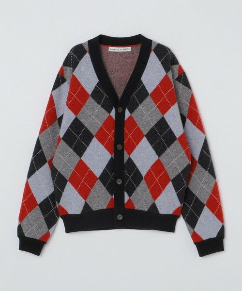 SHIPS / シップス カーディガン・ボレロ | BATEAUX DE SHIPS: アーガイル ニット カーディガン | 詳細1
