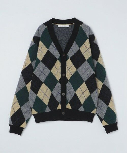 SHIPS / シップス カーディガン・ボレロ | BATEAUX DE SHIPS: アーガイル ニット カーディガン | 詳細8