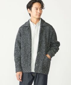 SHIPS / シップス カーディガン・ボレロ | SHIPS: ミックス ヤーン ポロ ニット カーディガン カバーオール