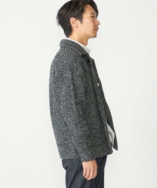 SHIPS / シップス カーディガン・ボレロ | SHIPS: ミックス ヤーン ポロ ニット カーディガン カバーオール | 詳細9