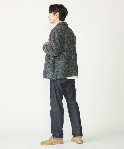 SHIPS / シップス カーディガン・ボレロ | SHIPS: ミックス ヤーン ポロ ニット カーディガン カバーオール | 詳細3