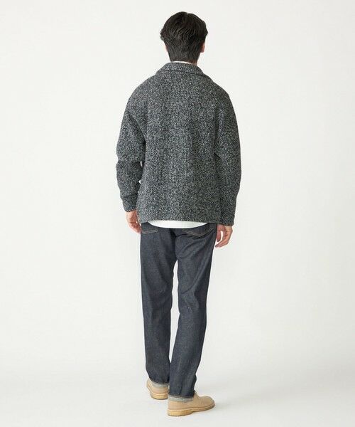 SHIPS / シップス カーディガン・ボレロ | SHIPS: ミックス ヤーン ポロ ニット カーディガン カバーオール | 詳細4