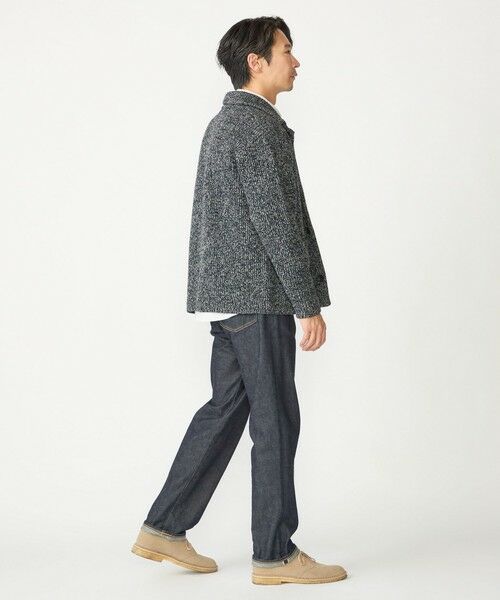 SHIPS / シップス カーディガン・ボレロ | SHIPS: ミックス ヤーン ポロ ニット カーディガン カバーオール | 詳細5