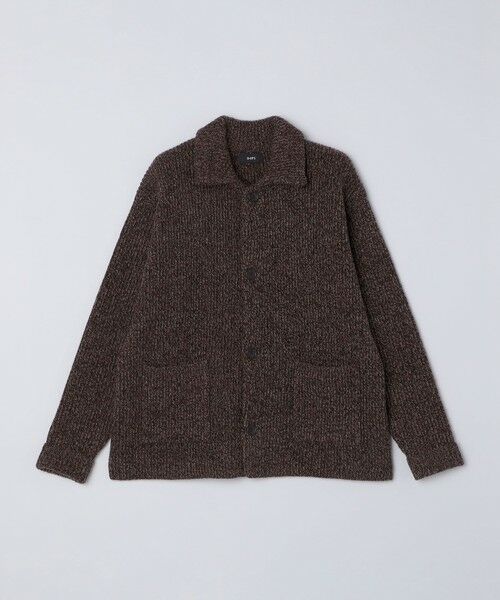SHIPS / シップス カーディガン・ボレロ | SHIPS: ミックス ヤーン ポロ ニット カーディガン カバーオール | 詳細13