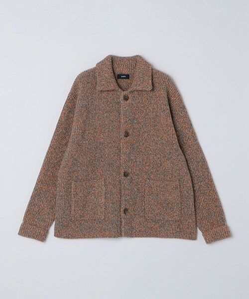 SHIPS / シップス カーディガン・ボレロ | SHIPS: ミックス ヤーン ポロ ニット カーディガン カバーオール | 詳細17