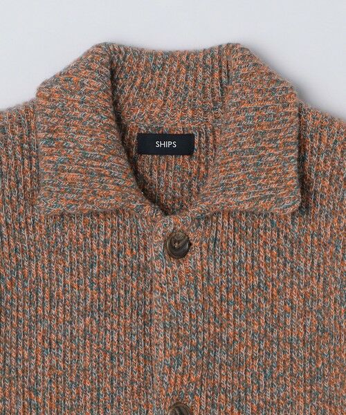 SHIPS / シップス カーディガン・ボレロ | SHIPS: ミックス ヤーン ポロ ニット カーディガン カバーオール | 詳細19
