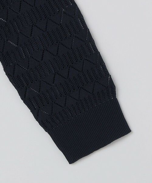 SHIPS / シップス カーディガン・ボレロ | City Ambient Products:〈手洗い可能〉シアー ニット ポロ カーディガン | 詳細5