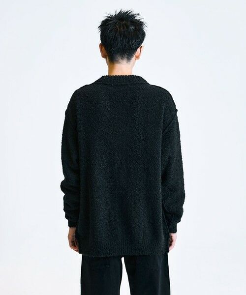 SHIPS / シップス カーディガン・ボレロ | City Ambient Products:〈手洗い可能〉ループヤーン ワイドリブ カーディガン | 詳細9