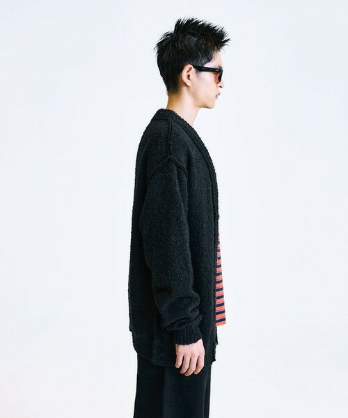 SHIPS / シップス カーディガン・ボレロ | City Ambient Products:〈手洗い可能〉ループヤーン ワイドリブ カーディガン | 詳細10