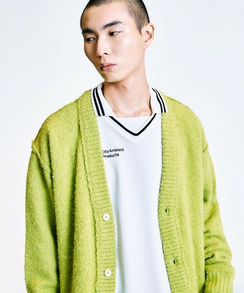 SHIPS / シップス カーディガン・ボレロ | City Ambient Products:〈手洗い可能〉ループヤーン ワイドリブ カーディガン | 詳細22