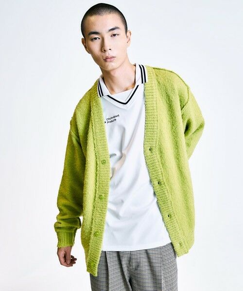 SHIPS / シップス カーディガン・ボレロ | City Ambient Products:〈手洗い可能〉ループヤーン ワイドリブ カーディガン | 詳細26