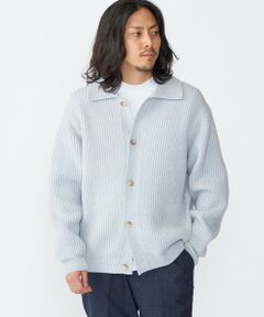 SHIPS / シップス カーディガン・ボレロ | SHIPS: SOLOTEX(R) 畔編み ポロ ニット カーディガン