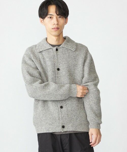 SHIPS / シップス カーディガン・ボレロ | SHIPS: SOLOTEX(R) 畔編み ポロ ニット カーディガン | 詳細2