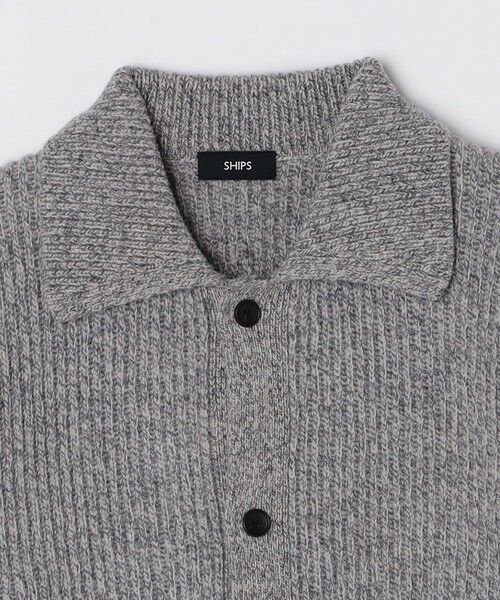 SHIPS / シップス カーディガン・ボレロ | SHIPS: SOLOTEX(R) 畔編み ポロ ニット カーディガン | 詳細5