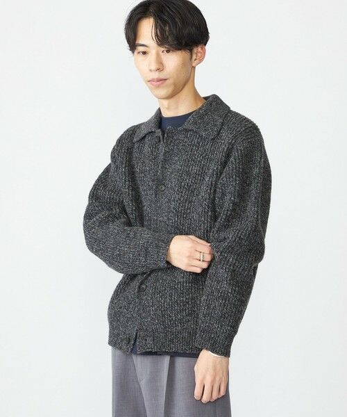 SHIPS / シップス カーディガン・ボレロ | SHIPS: SOLOTEX(R) 畔編み ポロ ニット カーディガン | 詳細14