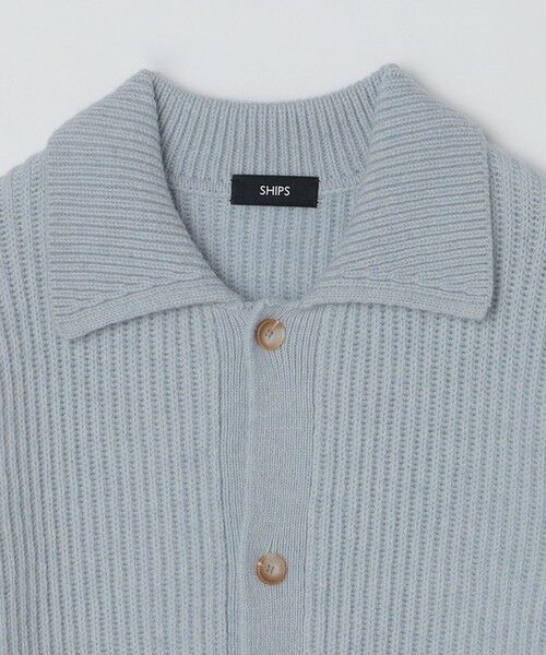 SHIPS / シップス カーディガン・ボレロ | SHIPS: SOLOTEX(R) 畔編み ポロ ニット カーディガン | 詳細24