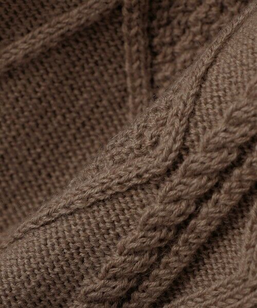 SHIPS / シップス カーディガン・ボレロ | SHIPS: 〈手洗い可能〉ウールコットン アラン ショール カーディガン | 詳細25