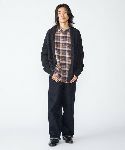 SHIPS / シップス カーディガン・ボレロ | SHIPS: 〈手洗い可能〉ウールコットン アラン ショール カーディガン | 詳細28