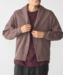 SHIPS / シップス カーディガン・ボレロ | 【WEB限定】SHIPS:〈手洗い可能〉ミックス ポリ ショールカラー ニット カーディガン