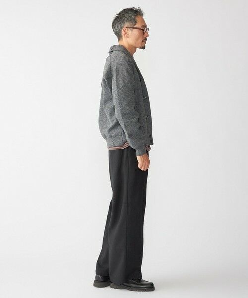 SHIPS / シップス カーディガン・ボレロ | 【WEB限定】SHIPS:〈手洗い可能〉ミックス ポリ ショールカラー ニット カーディガン | 詳細4