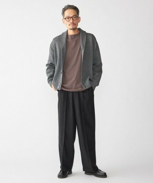 SHIPS / シップス カーディガン・ボレロ | 【WEB限定】SHIPS:〈手洗い可能〉ミックス ポリ ショールカラー ニット カーディガン | 詳細5