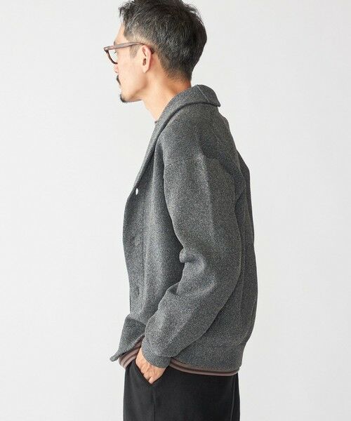 SHIPS / シップス カーディガン・ボレロ | 【WEB限定】SHIPS:〈手洗い可能〉ミックス ポリ ショールカラー ニット カーディガン | 詳細7