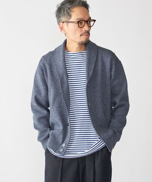 SHIPS / シップス カーディガン・ボレロ | 【WEB限定】SHIPS:〈手洗い可能〉ミックス ポリ ショールカラー ニット カーディガン | 詳細21