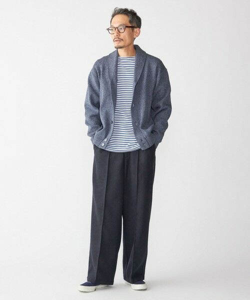 SHIPS / シップス カーディガン・ボレロ | 【WEB限定】SHIPS:〈手洗い可能〉ミックス ポリ ショールカラー ニット カーディガン | 詳細20